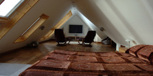 Home cinema in loft conversion