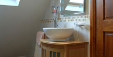 Sink in loft conversion bathroom