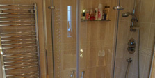 Shower in loft conversion bathroom